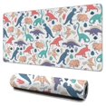 thumbnail image 1 of Long Mouse Pads for Desk,Colorful Cartoon Dinosaurs Pattern Desk Mats on Top Of Desks, Desk Mouse Pad Extra Large with 3mm Non-Slip Base and Stitched Edge for Gaming,Office,Work,Home 31.5"x15.7", 1 of 6