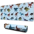 thumbnail image 1 of Long Mouse Pads for Desk,Colorful Cartoon Dinosaurs Pattern Desk Mats on Top Of Desks, Desk Mouse Pad Extra Large with 3mm Non-Slip Base and Stitched Edge for Gaming,Office,Work,Home 31.5"x11.8", 1 of 6