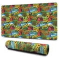 thumbnail image 1 of Long Mouse Pads for Desk,Colorful Chicken Farm Pattern Desk Mats on Top Of Desks, Desk Mouse Pad Extra Large with 3mm Non-Slip Base and Stitched Edge for Gaming,Office,Work,Home 47.3x23.6in, 1 of 5