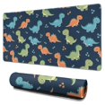 thumbnail image 1 of Long Mouse Pads for Desk,Colorful Dinosaur Pattern Desk Mats on Top Of Desks, Desk Mouse Pad Extra Large with 3mm Non-Slip Base and Stitched Edge for Gaming,Office,Work,Home 31.5"x15.7", 1 of 6