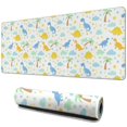 thumbnail image 1 of Long Mouse Pads for Desk,Colorful Dinosaur and Tropical Pattern Desk Mats on Top Of Desks, Desk Mouse Pad Extra Large with 3mm Non-Slip Base and Stitched Edge for Gaming,Office,Work,Home 31.5"x11.8", 1 of 6
