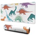 thumbnail image 1 of Long Mouse Pads for Desk,Colorful Dinosaurs Rainbow Pattern Desk Mats on Top Of Desks, Desk Mouse Pad Extra Large with 3mm Non-Slip Base and Stitched Edge for Gaming,Office,Work,Home 35.4"x15.7", 1 of 6
