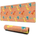 thumbnail image 1 of Long Mouse Pads for Desk,Colorful Dinosaurs Space Rockets Pattern Desk Mats on Top Of Desks, Desk Mouse Pad Extra Large with 3mm Non-Slip Base and Stitched Edge for Gaming,Office,Work,Home 31.5"x11.8", 1 of 6