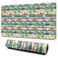 thumbnail image 1 of Long Mouse Pads for Desk,Colorful Dinosaurs Stripe Pattern Desk Mats on Top Of Desks, Desk Mouse Pad Extra Large with 3mm Non-Slip Base and Stitched Edge for Gaming,Office,Work,Home 47.3"x23.6", 1 of 6