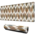 thumbnail image 1 of Long Mouse Pads for Desk,Colorful Geometric Chevron Pattern Desk Mats on Top Of Desks, Desk Mouse Pad Extra Large with 3mm Non-Slip Base and Stitched Edge for Gaming,Office,Work,Home 31.5"x11.8", 1 of 6