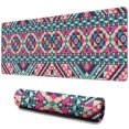 thumbnail image 1 of Long Mouse Pads for Desk,Colorful Geometric Pattern Desk Mats on Top Of Desks, Desk Mouse Pad Extra Large with 3mm Non-Slip Base and Stitched Edge for Gaming,Office,Work,Home 31.5"x11.8", 1 of 6