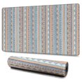 thumbnail image 1 of Long Mouse Pads for Desk,Colorful Geometric Striped Pattern Desk Mats on Top Of Desks, Desk Mouse Pad Extra Large with 3mm Non-Slip Base and Stitched Edge for Gaming,Office,Work,Home 47.3"x23.6", 1 of 6