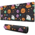 thumbnail image 1 of Long Mouse Pads for Desk,Colorful Halloween Icons Pattern Desk Mats on Top Of Desks, Desk Mouse Pad Extra Large with 3mm Non-Slip Base and Stitched Edge for Gaming,Office,Work,Home 31.5"x11.8", 1 of 6