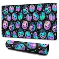 thumbnail image 1 of Long Mouse Pads for Desk,Colorful Halloween Pumpkins Pattern Desk Mats on Top Of Desks, Desk Mouse Pad Extra Large with 3mm Non-Slip Base and Stitched Edge for Gaming,Office,Work,Home 47.3"x23.6", 1 of 6