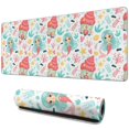 thumbnail image 1 of Long Mouse Pads for Desk,Colorful Mermaid Princess Pattern Desk Mats on Top Of Desks, Desk Mouse Pad Extra Large with 3mm Non-Slip Base and Stitched Edge for Gaming,Office,Work,Home 31.5"x11.8", 1 of 6