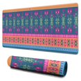 thumbnail image 1 of Long Mouse Pads for Desk,Colorful Pioneer Flower Striped Pattern Desk Mats on Top Of Desks, Desk Mouse Pad Extra Large with 3mm Non-Slip Base and Stitched Edge for Gaming,Office,Work,Home 31.5"x15.7", 1 of 6