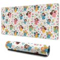 thumbnail image 1 of Long Mouse Pads for Desk,Colorful Princess Flower Fairy Pattern Desk Mats on Top Of Desks, Desk Mouse Pad Extra Large with 3mm Non-Slip Base and Stitched Edge for Gaming,Office,Work,Home 35.4"x15.7", 1 of 6