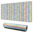 thumbnail image 1 of Long Mouse Pads for Desk,Colorful Striped Cartoon Unicorn Pattern Desk Mats on Top Of Desks, Desk Mouse Pad Extra Large with 3mm Non-Slip Base and Stitched Edge for Gaming,Office,Work,Home 31.5"x15.7", 1 of 6