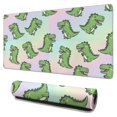 thumbnail image 1 of Long Mouse Pads for Desk,Cute Green Dinosaurs Gradient Pattern Desk Mats on Top Of Desks, Desk Mouse Pad Extra Large with 3mm Non-Slip Base and Stitched Edge for Gaming,Office,Work,Home 31.5"x15.7", 1 of 6
