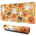 thumbnail image 1 of Long Mouse Pads for Desk,Cute Halloween Elements Pattern Desk Mats on Top Of Desks, Desk Mouse Pad Extra Large with 3mm Non-Slip Base and Stitched Edge for Gaming,Office,Work,Home 35.4"x15.7", 1 of 6