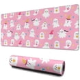 thumbnail image 1 of Long Mouse Pads for Desk,Cute Halloween Ghosts Pattern Desk Mats on Top Of Desks, Desk Mouse Pad Extra Large with 3mm Non-Slip Base and Stitched Edge for Gaming,Office,Work,Home 31.5"x11.8", 1 of 6