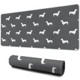thumbnail image 1 of Long Mouse Pads for Desk,Dachshund Desk Mats on Top Of Desks, Desk Mouse Pad Extra Large with 3mm Non-Slip Base and Stitched Edge for Gaming,Office,Work,Home 31.5"x11.8", 1 of 6