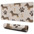 thumbnail image 1 of Long Mouse Pads for Desk,Dachshund and Paws Desk Mats on Top Of Desks, Desk Mouse Pad Extra Large with 3mm Non-Slip Base and Stitched Edge for Gaming,Office,Work,Home 35.4"x15.7", 1 of 6