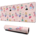 thumbnail image 1 of Long Mouse Pads for Desk,Dancing Princess Unicorns Pattern Desk Mats on Top Of Desks, Desk Mouse Pad Extra Large with 3mm Non-Slip Base and Stitched Edge for Gaming,Office,Work,Home 31.5"x11.8", 1 of 6