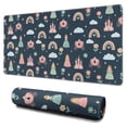 thumbnail image 1 of Long Mouse Pads for Desk,Dark Blue Princess Castle Carriage Desk Mats on Top Of Desks, Desk Mouse Pad Extra Large with 3mm Non-Slip Base and Stitched Edge for Gaming,Work,Home 31.5"x15.7", 1 of 5