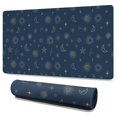 thumbnail image 1 of Long Mouse Pads for Desk,Dark Blue Star Moon Sun Pattern Desk Mats on Top Of Desks, Desk Mouse Pad Extra Large with 3mm Non-Slip Base and Stitched Edge for Gaming,Office,Work,Home 47.3"x23.6", 1 of 6