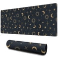 thumbnail image 1 of Long Mouse Pads for Desk,Dark Blue Sun Moon Cross Pattern Desk Mats on Top Of Desks, Desk Mouse Pad Extra Large with 3mm Non-Slip Base and Stitched Edge for Gaming,Office,Work,Home 31.5"x11.8", 1 of 6