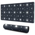 thumbnail image 1 of Long Mouse Pads for Desk,Dark Blue Sun Moon Star Pattern Desk Mats on Top Of Desks, Desk Mouse Pad Extra Large with 3mm Non-Slip Base and Stitched Edge for Gaming,Office,Work,Home 35.4"x15.7", 1 of 6