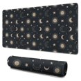 thumbnail image 1 of Long Mouse Pads for Desk,Dark Blue Sun Moon Star Pattern Desk Mats on Top Of Desks, Desk Mouse Pad Extra Large with 3mm Non-Slip Base and Stitched Edge for Gaming,Office,Work,Home 31.5"x15.7", 1 of 6