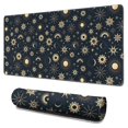 thumbnail image 1 of Long Mouse Pads for Desk,Dark Blue Sun Moon Star Pattern Desk Mats on Top Of Desks, Desk Mouse Pad Extra Large with 3mm Non-Slip Base and Stitched Edge for Gaming,Office,Work,Home 31.5"x15.7", 1 of 6