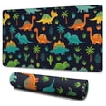 thumbnail image 1 of Long Mouse Pads for Desk,Dark Dinosaur Cactus Pattern Desk Mats on Top Of Desks, Desk Mouse Pad Extra Large with 3mm Non-Slip Base and Stitched Edge for Gaming,Office,Work,Home 47.3"x23.6", 1 of 6