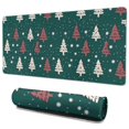 thumbnail image 1 of Long Mouse Pads for Desk,Dark Green Christmas Tree Pattern Desk Mats on Top Of Desks, Desk Mouse Pad Extra Large with 3mm Non-Slip Base and Stitched Edge for Gaming,Office,Work,Home 35.4x15.7in, 1 of 5