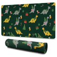thumbnail image 1 of Long Mouse Pads for Desk,Dark Green Dinosaurs Christmas Pattern Desk Mats on Top Of Desks, Desk Mouse Pad Extra Large with 3mm Non-Slip Base and Stitched Edge for Gaming,Office,Work,Home 47.3"x23.6", 1 of 6