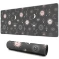 thumbnail image 1 of Long Mouse Pads for Desk,Dark Grey Mystical Pattern Desk Mats on Top Of Desks, Desk Mouse Pad Extra Large with 3mm Non-Slip Base and Stitched Edge for Gaming,Office,Work,Home 31.5"x11.8", 1 of 6