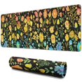 thumbnail image 1 of Long Mouse Pads for Desk,Dark Pioneer Flower Pattern Desk Mats on Top Of Desks, Desk Mouse Pad Extra Large with 3mm Non-Slip Base and Stitched Edge for Gaming,Office,Work,Home 31.5"x11.8", 1 of 6