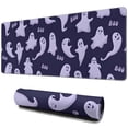thumbnail image 1 of Long Mouse Pads for Desk,Dark Purple Halloween Ghosts with Boo Desk Mats on Top Of Desks, Desk Mouse Pad Extra Large with 3mm Non-Slip Base and Stitched Edge for Gaming,Office,Work,Home 31.5"x11.8", 1 of 6