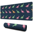 thumbnail image 1 of Long Mouse Pads for Desk,DarkBlue Cartoon Dinosaurs Pattern Desk Mats on Top Of Desks, Desk Mouse Pad Extra Large with 3mm Non-Slip Base and Stitched Edge for Gaming,Office,Work,Home 31.5"x11.8", 1 of 6