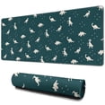 thumbnail image 1 of Long Mouse Pads for Desk,DarkGreen Dinosaurs Pattern Desk Mats on Top Of Desks, Desk Mouse Pad Extra Large with 3mm Non-Slip Base and Stitched Edge for Gaming,Office,Work,Home 31.5"x11.8", 1 of 6