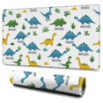 thumbnail image 1 of Long Mouse Pads for Desk,Dinosaur Pattern with Names Desk Mats on Top Of Desks, Desk Mouse Pad Extra Large with 3mm Non-Slip Base and Stitched Edge for Gaming,Office,Work,Home 47.3"x23.6", 1 of 6