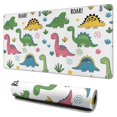 thumbnail image 1 of Long Mouse Pads for Desk,Dinosaur with ROAR Pattern Desk Mats on Top Of Desks, Desk Mouse Pad Extra Large with 3mm Non-Slip Base and Stitched Edge for Gaming,Office,Work,Home 31.5"x15.7", 1 of 6