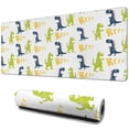 thumbnail image 1 of Long Mouse Pads for Desk,Dinosaur with Rrrr Pattern Desk Mats on Top Of Desks, Desk Mouse Pad Extra Large with 3mm Non-Slip Base and Stitched Edge for Gaming,Office,Work,Home 31.5"x11.8", 1 of 6