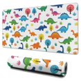 thumbnail image 1 of Long Mouse Pads for Desk,Dinosaur and Tree Pattern Desk Mats on Top Of Desks, Desk Mouse Pad Extra Large with 3mm Non-Slip Base and Stitched Edge for Gaming,Office,Work,Home 31.5"x15.7", 1 of 6