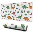 thumbnail image 1 of Long Mouse Pads for Desk,Dinosaur and Volcano Pattern Desk Mats on Top Of Desks, Desk Mouse Pad Extra Large with 3mm Non-Slip Base and Stitched Edge for Gaming,Office,Work,Home 35.4"x15.7", 1 of 6