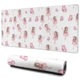 thumbnail image 1 of Long Mouse Pads for Desk,Fairy Princess Butterfly Pattern Desk Mats on Top Of Desks, Desk Mouse Pad Extra Large with 3mm Non-Slip Base and Stitched Edge for Gaming,Office,Work,Home 35.4"x15.7", 1 of 6
