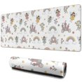 thumbnail image 1 of Long Mouse Pads for Desk,Fairy Princess Castle Pattern Desk Mats on Top Of Desks, Desk Mouse Pad Extra Large with 3mm Non-Slip Base and Stitched Edge for Gaming,Office,Work,Home 31.5"x11.8", 1 of 6