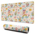 thumbnail image 1 of Long Mouse Pads for Desk,Fairy Princess Rainbow Pattern Desk Mats on Top Of Desks, Desk Mouse Pad Extra Large with 3mm Non-Slip Base and Stitched Edge for Gaming,Office,Work,Home 31.5"x15.7", 1 of 6