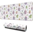 thumbnail image 1 of Long Mouse Pads for Desk,Fairy Tale Princess Pattern Desk Mats on Top Of Desks, Desk Mouse Pad Extra Large with 3mm Non-Slip Base and Stitched Edge for Gaming,Office,Work,Home 31.5"x11.8", 1 of 6