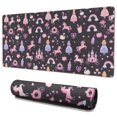 thumbnail image 1 of Long Mouse Pads for Desk,Fantasy Princess Unicorn Pattern Desk Mats on Top Of Desks, Desk Mouse Pad Extra Large with 3mm Non-Slip Base and Stitched Edge for Gaming,Office,Work,Home 35.4"x15.7", 1 of 6