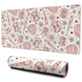 thumbnail image 1 of Long Mouse Pads for Desk,Floral Baseball Pattern Desk Mats on Top Of Desks, Desk Mouse Pad Extra Large with 3mm Non-Slip Base and Stitched Edge for Gaming,Office,Work,Home 35.4"x15.7", 1 of 6