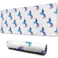 thumbnail image 1 of Long Mouse Pads for Desk,Galaxy Unicorn Pattern Desk Mats on Top Of Desks, Desk Mouse Pad Extra Large with 3mm Non-Slip Base and Stitched Edge for Gaming,Office,Work,Home 31.5"x11.8", 1 of 6