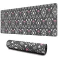 thumbnail image 1 of Long Mouse Pads for Desk,Geometric Heart and Arrow Pattern Desk Mats on Top Of Desks, Desk Mouse Pad Extra Large with 3mm Non-Slip Base and Stitched Edge for Gaming,Office,Work,Home 31.5"x11.8", 1 of 6